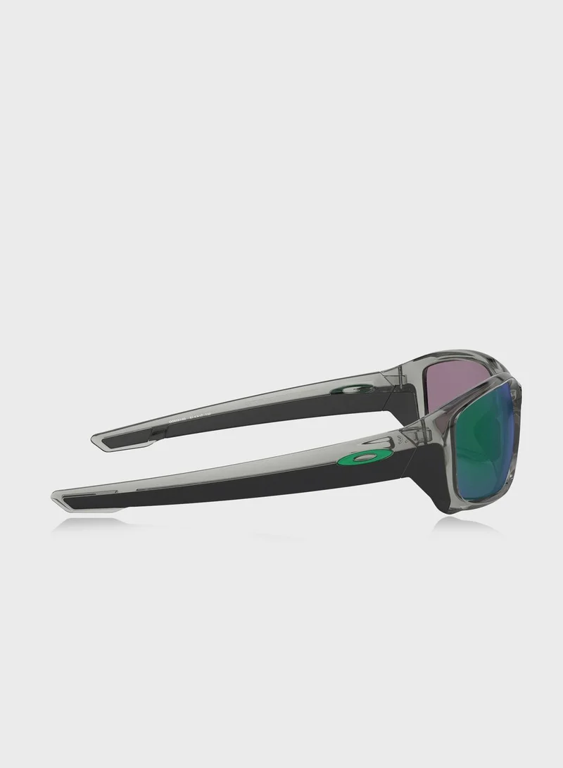 OAKLEY 0OO9331 STRAIGHTLINK Rectangle Sunglasses