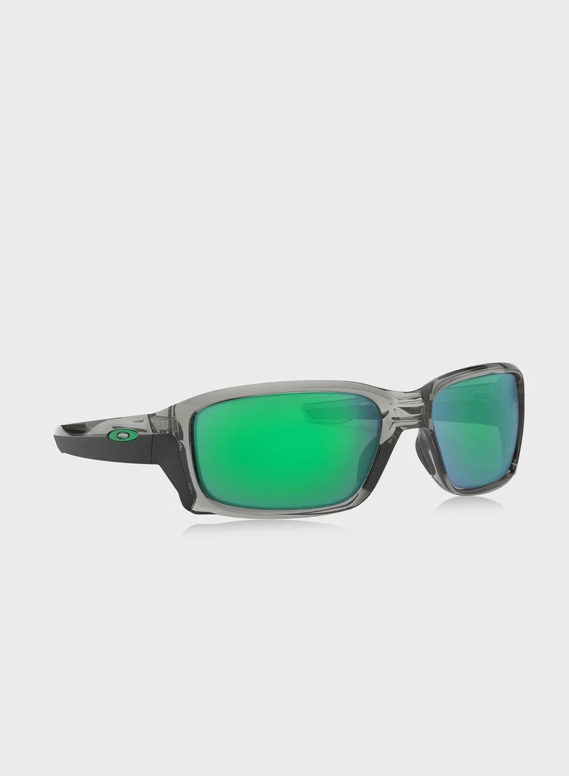 OAKLEY 0OO9331 STRAIGHTLINK Rectangle Sunglasses