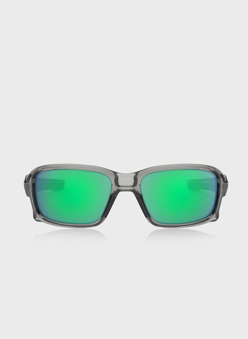 OAKLEY 0OO9331 STRAIGHTLINK Rectangle Sunglasses