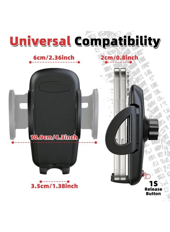 Aigmux Phone Holder with Charging C Port for Ford Bronco 2021 2022 2023 2024 2025, Adjustable Angle 360° Phone Holder for Bronco Accessories (with Charging Stand) - Image 2