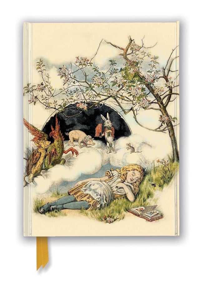 British Library: Alice Asleep, from Alice’s Adventures in Wonderland (Foiled Journal)