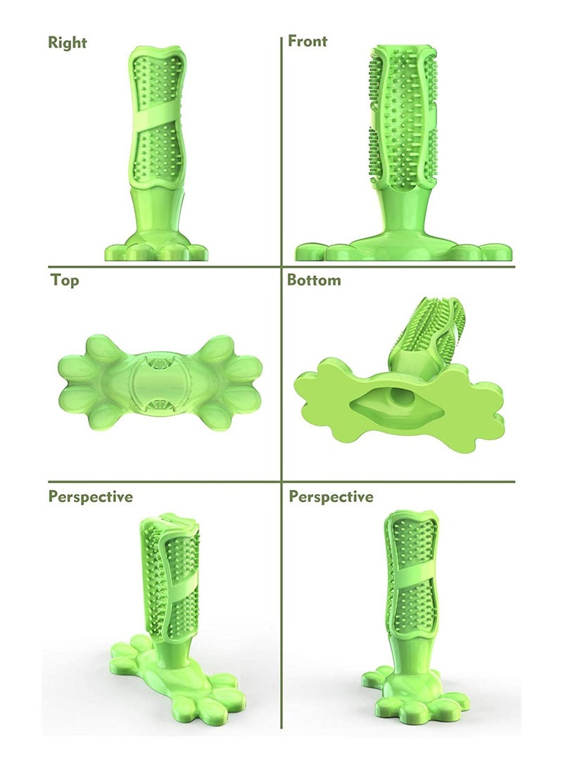 Excefore Dog Toothbrush Chew Toys Toothbrush Chew Toys Natural Rubber Dog Tooth Cleaner Stick Puppy Dental Care Brushing Toy Dog Tooth Cleaner - Image 3