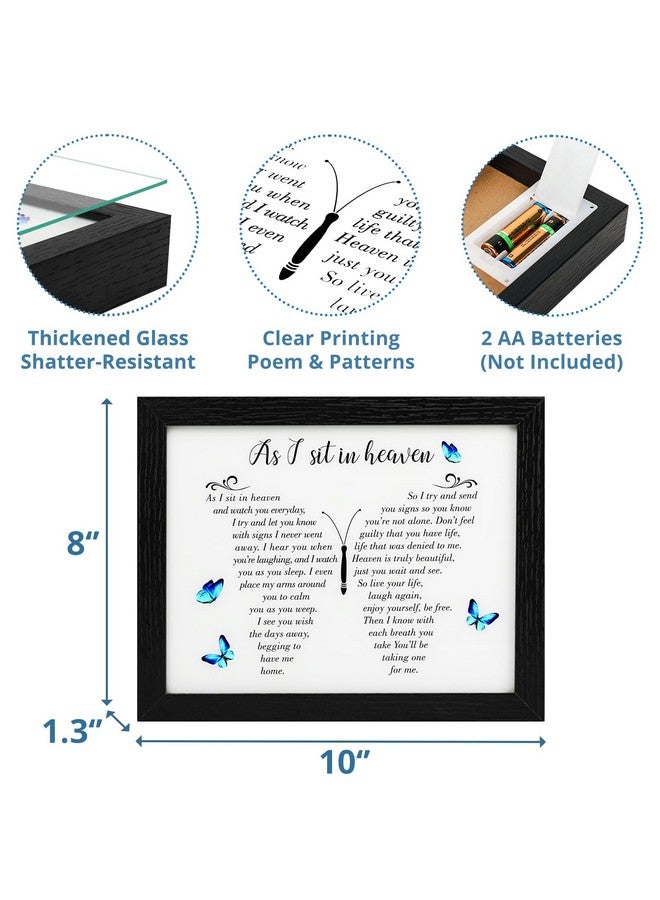 Fabuday Memorial Gifts LED Shadow Box - Sympathy Gift in Memory of Loved One Gifts, Rememberance Gift for Loss of Mother Father Mom Dad, Funeral Condolences Bereavement Gift Ideas - Image 5