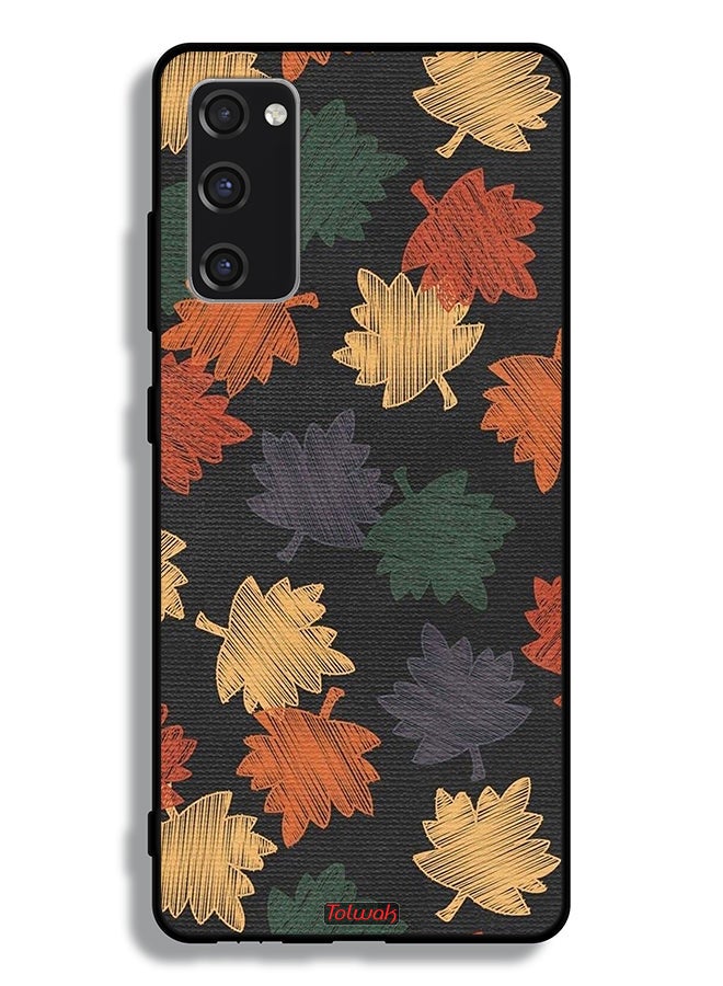 Tolwak Samsung Galaxy S20 FE Protective Case Cover Autumn Leaves Art - Image 2
