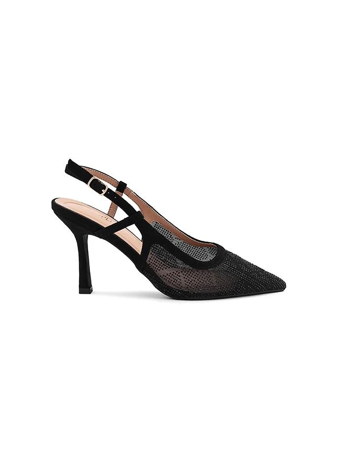 كابلي Cuple Mesh Slingback Heeled Pumps