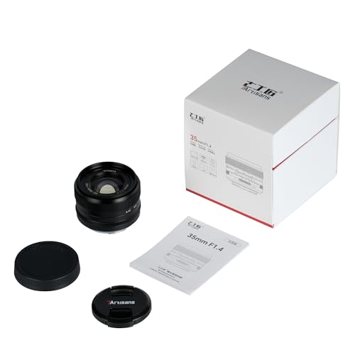 7artisans عدسة 7artisans 35mm F1.4 مارك Ⅲ كاملة الإطار بؤرة يدوية فتحة كبيرة متوافقة مع كاميرات سوني E Mount A7 A7R A7S A7RⅡ A7SⅡ A9 A7C A1 A7RIII A7III A7RIV A9II وغيرها. (أسود) - Image 4