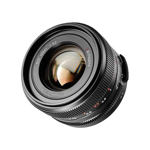 7artisans عدسة 7artisans 35mm F1.4 مارك Ⅲ كاملة الإطار بؤرة يدوية فتحة كبيرة متوافقة مع كاميرات سوني E Mount A7 A7R A7S A7RⅡ A7SⅡ A9 A7C A1 A7RIII A7III A7RIV A9II وغيرها. (أسود) - Image 1