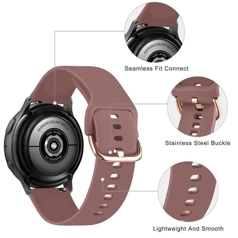 Vanjua Bands Compatible with Garmin Venu 2 Plus / Venu Sq / Venu / Vivoactive 3 Watch Band Women Men, Soft Silicone Sport Replacement Strap for Garmin Vivomove Sport, Vivoactive 3 Music, Forerunner - Image 3