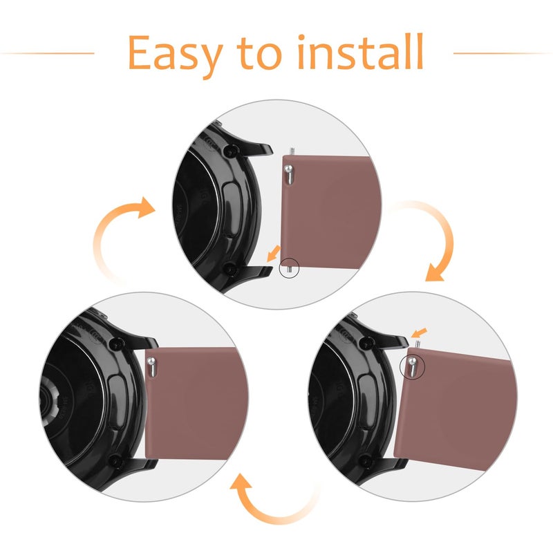 Vanjua Bands Compatible with Garmin Venu 2 Plus / Venu Sq / Venu / Vivoactive 3 Watch Band Women Men, Soft Silicone Sport Replacement Strap for Garmin Vivomove Sport, Vivoactive 3 Music, Forerunner - Image 5