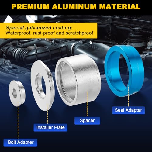 DASBET Crank Bearing Camshaft Seal Installer and Remover Set Seal Drive Set Crankshaft Oil Seal Puller Tool Kit - Image 5