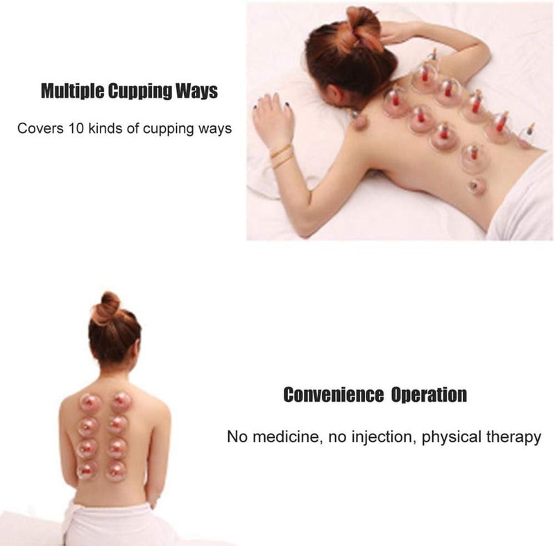 klarako Vacuum Cupping Kit, Manual Body Cupping Massage Set with Air Pump and Storage Box, Provide Good Suction and Control for Body Cupping - Image 5