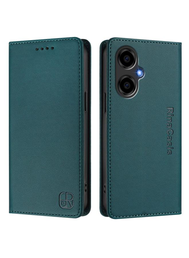 اس-توب جراب هاتف BLU G64 RC01 المصنوع من الجلد ثنائي الطي مع خاصية الشفط المغناطيسي بتقنية RFID - Image 2