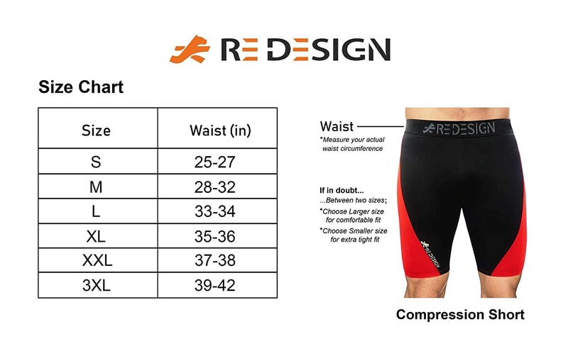 ReDesign Apparels Men Compression Men's Shorts Tights (Nylon) Skins for Gym, Running, Swimming, Cricket, Cycling, Basketball, Yoga, Football, Tennis, Badminton & More (Large, Premium White) - Image 4