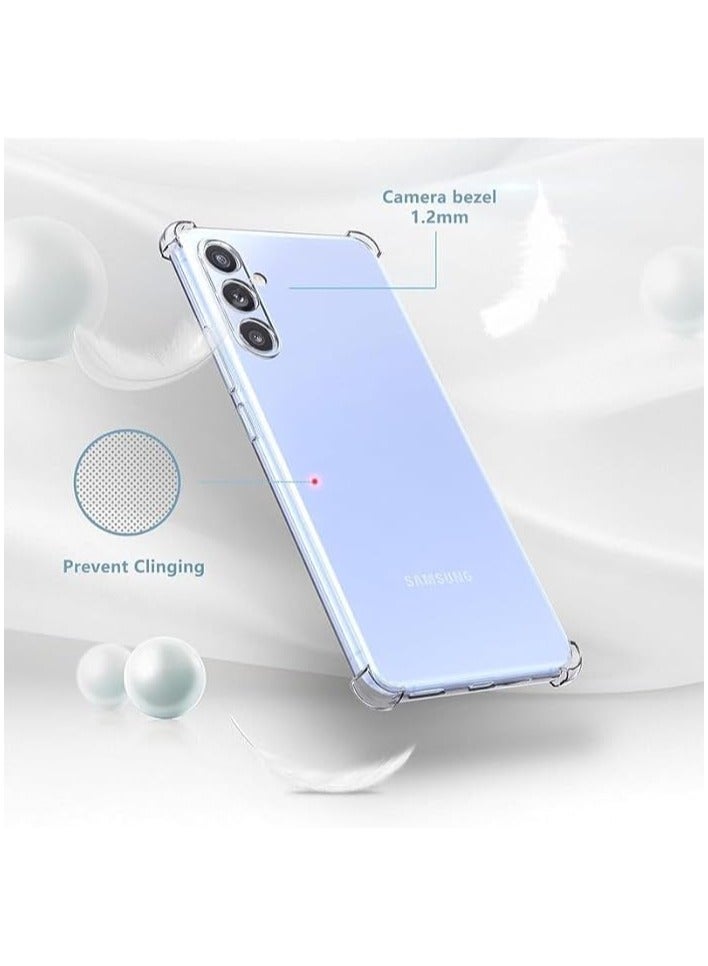 Bills Samsung S23 5G Premium TPU Corner Case - Clear Soft TPU Transparent Back Protective Case with Shock Absorbent Reinforced Bumper Corners - Image 3