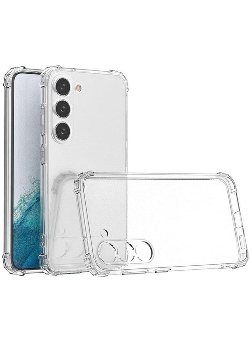 Bills Samsung S23 5G Premium TPU Corner Case - Clear Soft TPU Transparent Back Protective Case with Shock Absorbent Reinforced Bumper Corners - Image 2