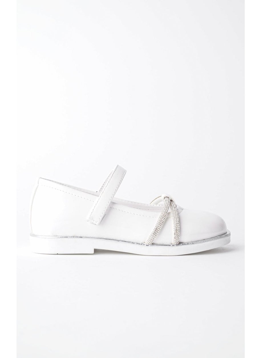 muggo Unicorn Guaranteed Daily Lightweight Sole Stone and Velcro Girls' Ballerinas  - Image 4