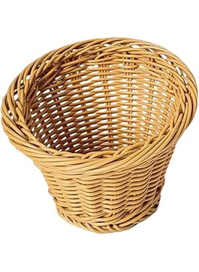 Handmade Rattan Basket Large Storage For Vegetables Fruits Kitchen Dining Tabletop - Image 1