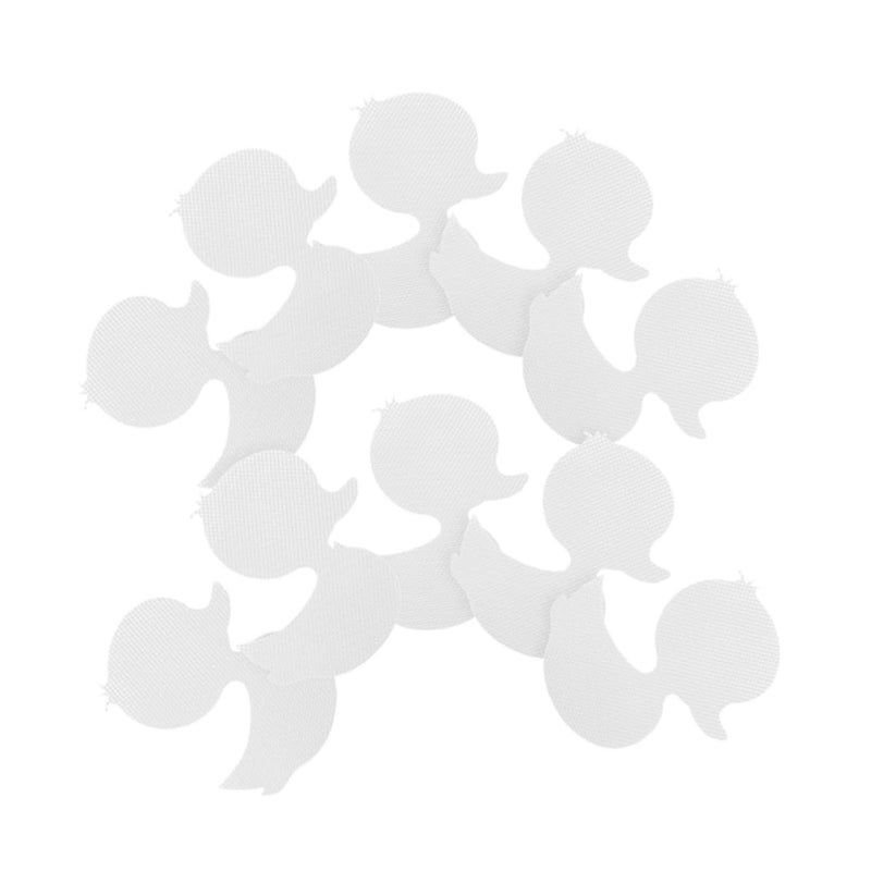 White Cute Duck Non-Slip Bathtub Stickers for Kids Waterproof Shower Decals 30pcs - Image 2