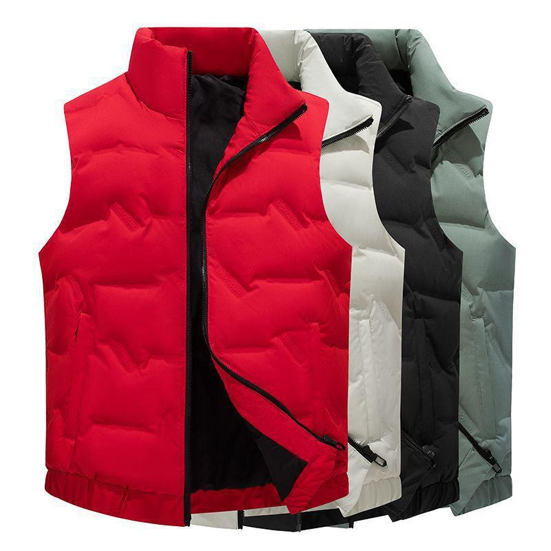 Down Jacket Vest Men'S Winter Fashion Casual White Duck Down Vest Outer Wear Vest Men'S And Women'S Coat Clothing - Image 2