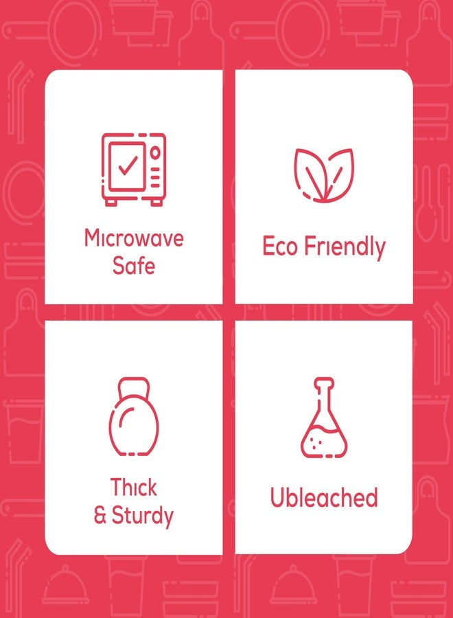 Comfy Package 7 Inch Heavy-Duty Kraft Paper Plates - 125 Pack, 100% Compostable, Biodegradable, Disposable Sugarcane - Brown Unbleached - Image 4