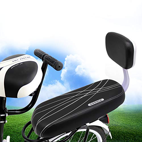 Together-life Kids Bike Seat, Bicycle Rear Seat for Kids Bicycle Seat with Backrest Cushion Armrest Handrail Set Kid Child Safety Carrier Bicycle Baby Seat - Image 2