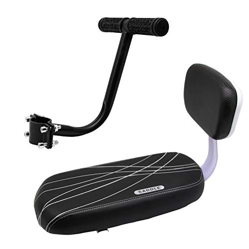 Together-life Kids Bike Seat, Bicycle Rear Seat for Kids Bicycle Seat with Backrest Cushion Armrest Handrail Set Kid Child Safety Carrier Bicycle Baby Seat - Image 1