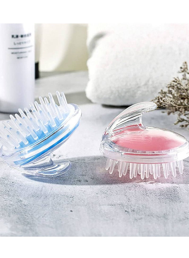 Shawer Silicone Hair Brush Shampoo Scalp Massager - 1 Pcs - Image 3