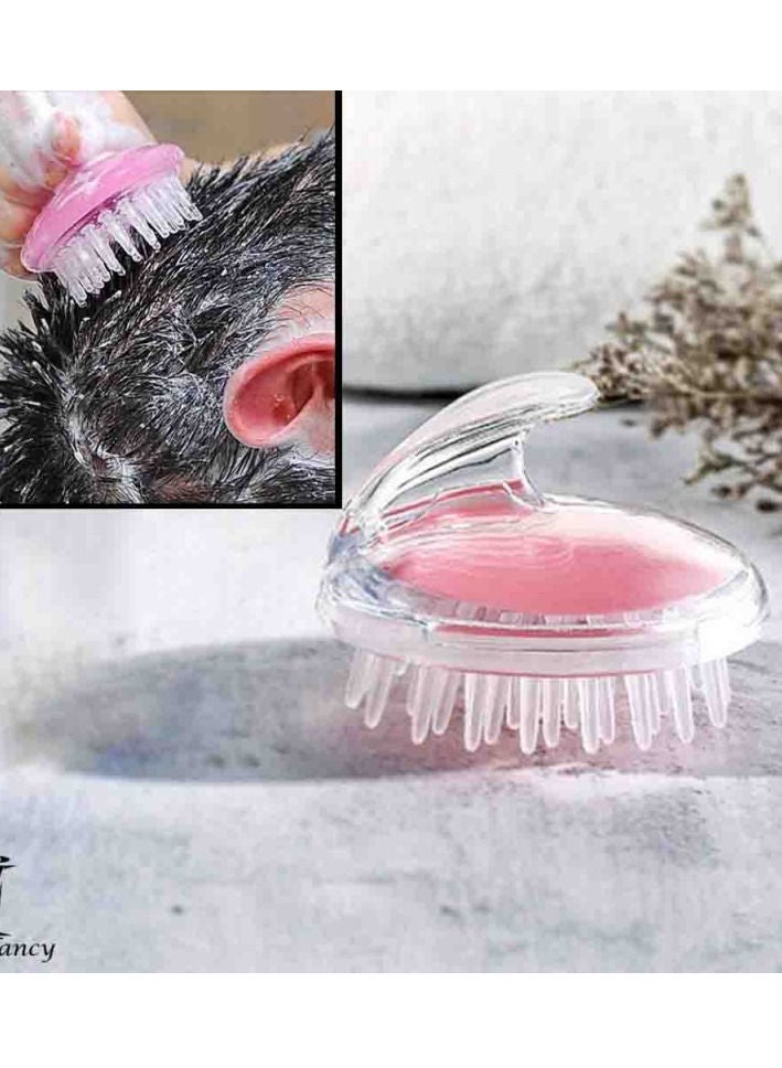 Shawer Silicone Hair Brush Shampoo Scalp Massager - 1 Pcs - Image 2