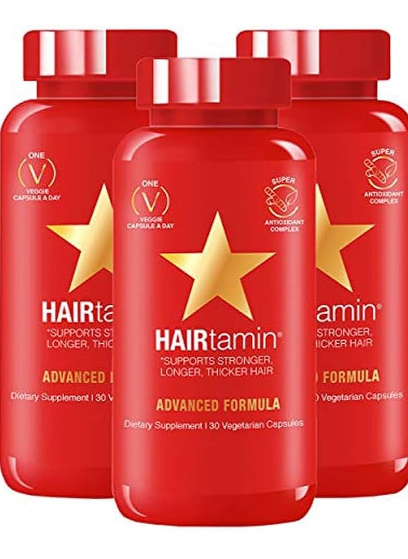 HAIRTAMIN - Healthy Hair Growth Vitamins - Biotin Hair Growth Supplement - Pack Of 2 - Image 1