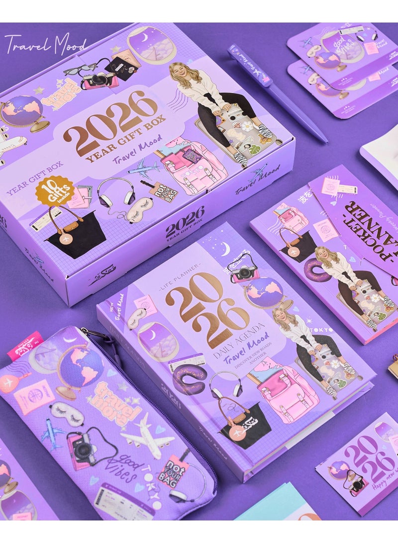 Mofakera Calendar Travel Mood Daily Year Gift Box 2026 ( Agenda ) - Image 2