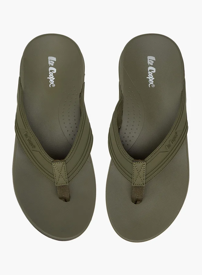 Lee Cooper Men's Logo Detail Thong Slippers