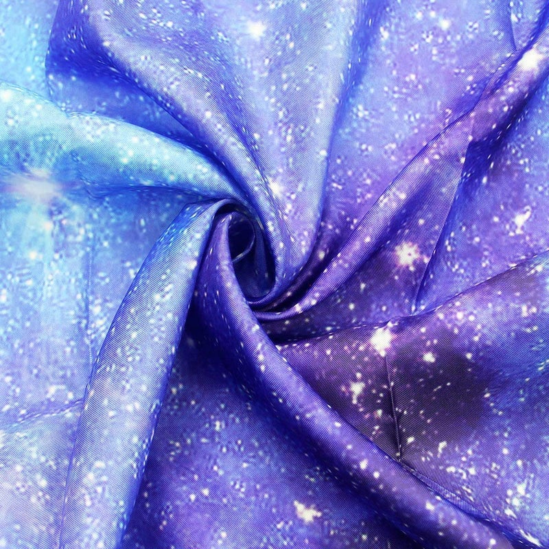 Riyidecor Fabric Galaxy Star Outer Space Shower Curtain for Bathroom Decor 72Wx72H Inch Starry Bathtub Set Men Boys Trippy Nebula Universe Planet Accessories Decor Panel Bathroom 12 Pack Hooks WW-CLLE - Image 4
