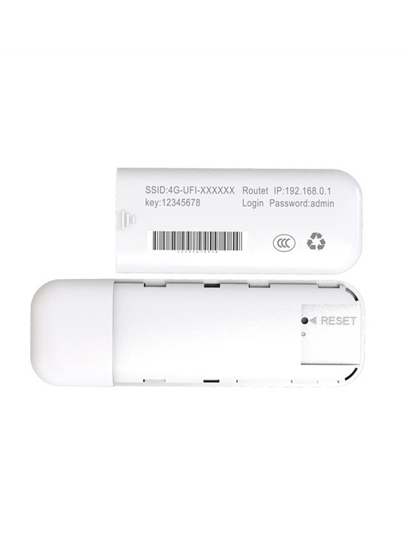 Generic - دونجل مودم واي فاي، اتصال مع مودم واي فاي USB بتقنية 4G LTE - نقطة اتصال إنترنت لأجهزة الكمبيوتر المكتبية وأجهزة الكمبيوتر المحمولة وأجهزة الكمبيوتر الشخصية. جهاز توجيه لاسلكي صغير للسيارة مزود بفتحة بطاقة SIM للاتصال أثناء التنقل - Image 1