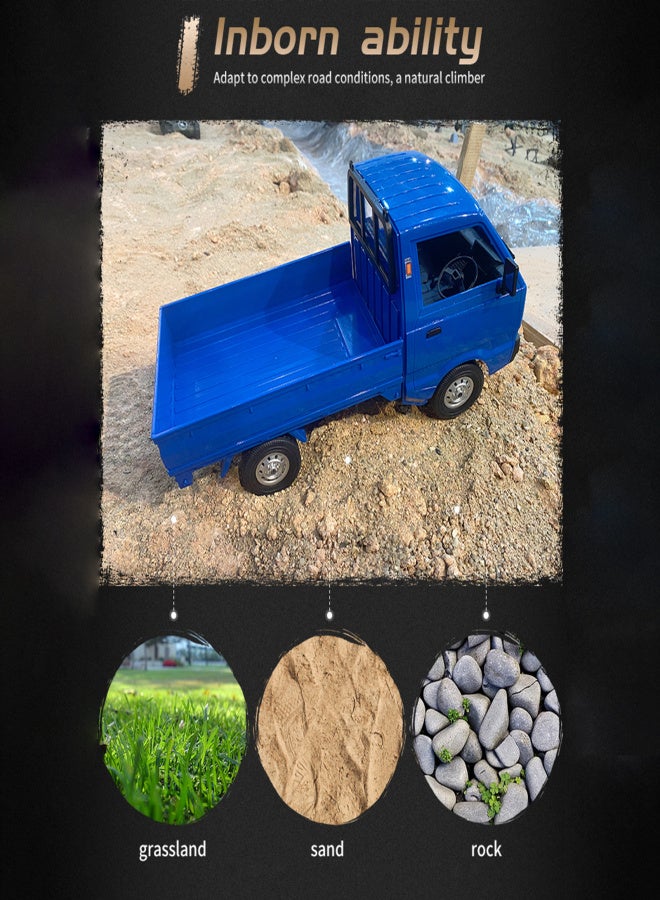 WPL Remote Control Short Truck 2.4GHz Remote Control Car Front Lights with the Function Forward Backward, Turn Left and Right - Image 2