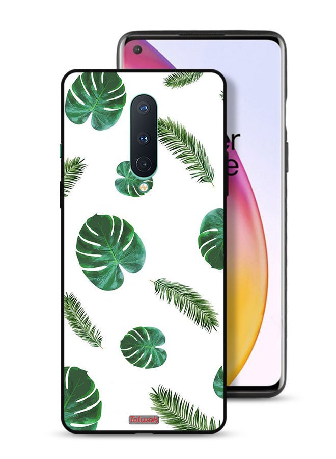 Tolwak OnePlus 8 4G Protective Case Cover Feathers Art - Image 1