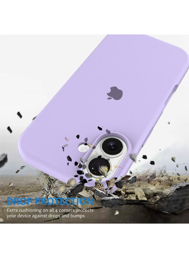 iPhone 17 Case Liquid Soft Silicone Slim iPhone 17 Cover with Inside Microfiber Lining Shockproof Protective Phone Case for iPhone 17 6.3 inch - Image 4