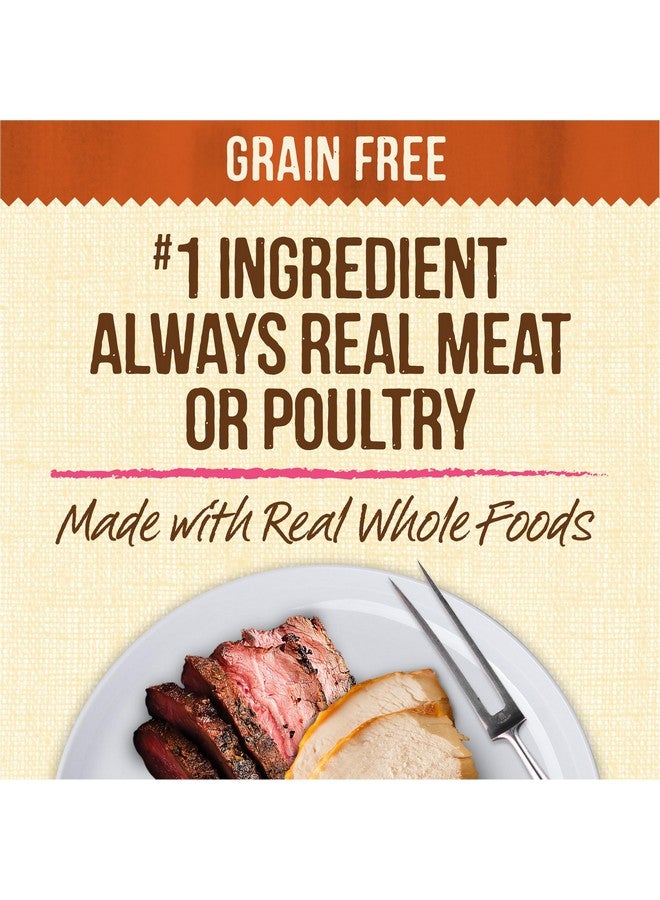 ميريك مجموعة متنوعة من طعام الكلاب الصغيرة الرطب الطبيعي الناعم الخالي من الحبوب من Lil' Plates، لحم البقر والديك الرومي - (عبوة واحدة) 2.6 رطل - Image 3