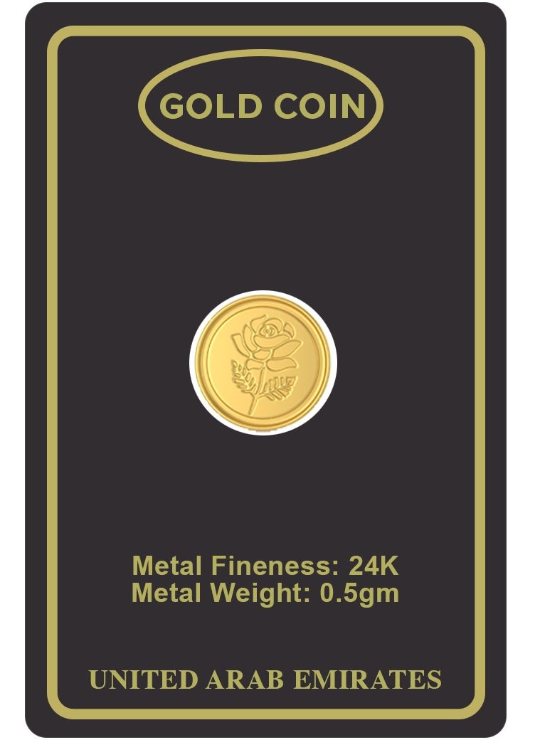 VARNIKA JEWELLERY - 0.5g Gold Coin 24KT - Image 1