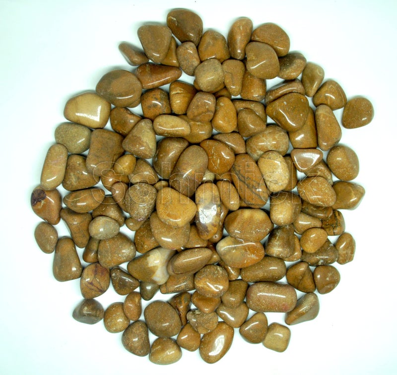 Schmick 1 Kg Brown(Camel) Pebbles for Plants Pots, Fish Tank Aquarium, Decoration - Pebbles for Garden, Table and Home Decor, Vase Fillers (1 Kg, Brown Pebbles) - Image 4