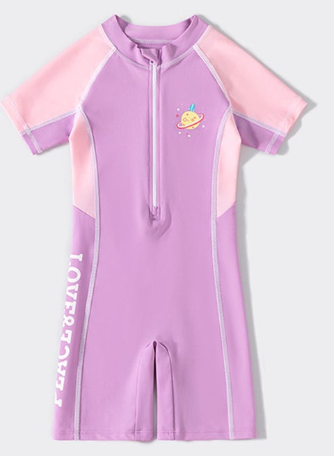 Girls One Piece Swimsuit, Kid Swimsuit, Girls Water Sport Swimsuit, UPF 50+ Sun Protection Bathing Suits