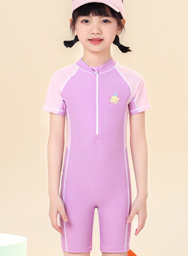 AUTOYSUR Girls One Piece Swimsuit, Kid Swimsuit, Girls Water Sport Swimsuit, UPF 50+ Sun Protection Bathing Suits - Image 5