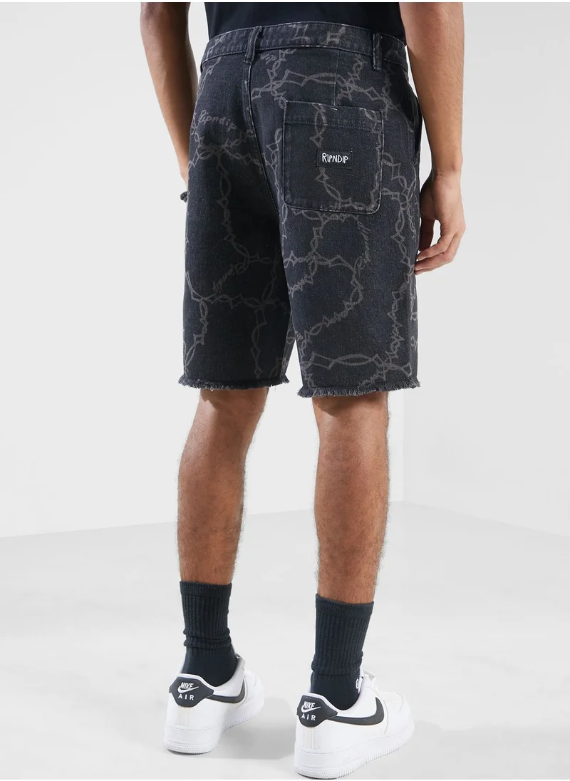 RIP N DIP Wired Denim Shorts