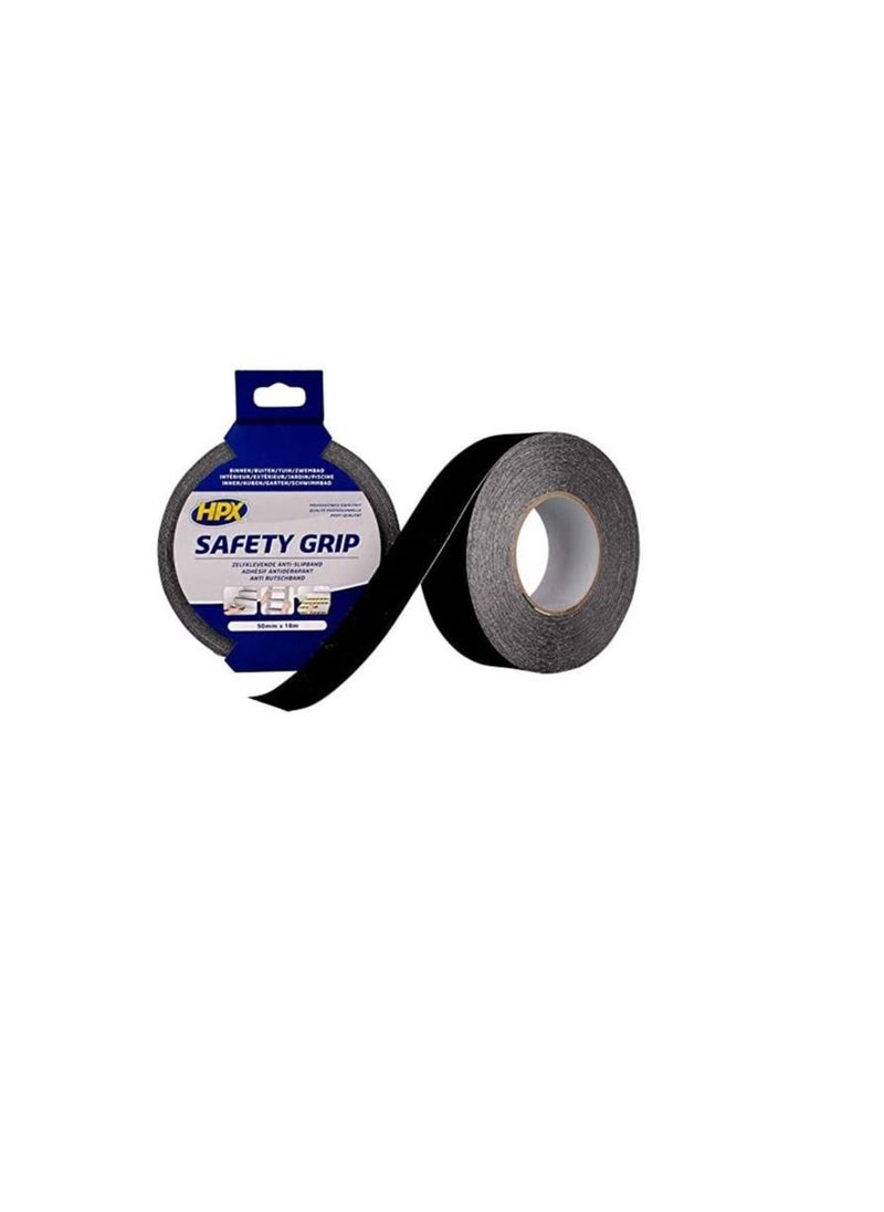 HPX - HPX Anti-slip Safety Grip Tape Black 50mm X 18m - SB5018 - Image 1