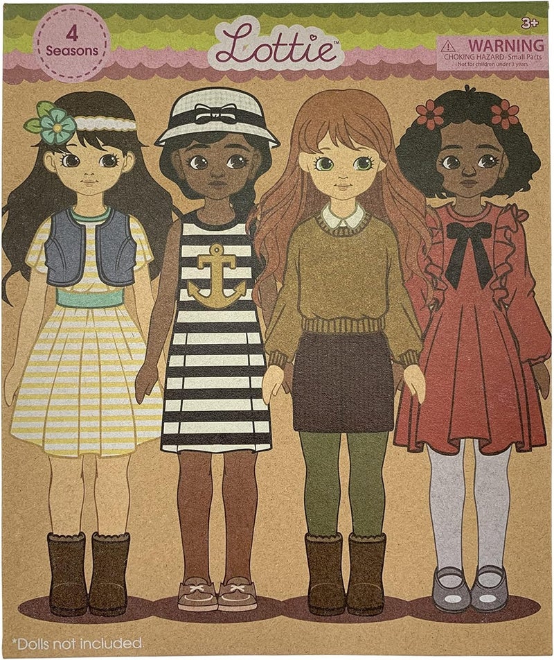 Lottie 4 Seasons Multipack Outfit Set with Seasonal Clothing and Accessories - Image 1