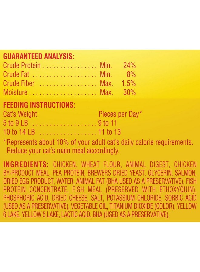 مياو مكس مكافآت القطط الناعمة من Meow Mix Irresistibles، بنكهة السلمون، 12 أونصة (عبوة من 5 قطع) - Image 4