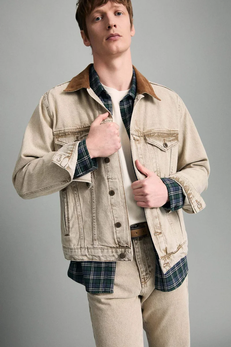 ديفاكتو Regular Fit Cotton Jacket