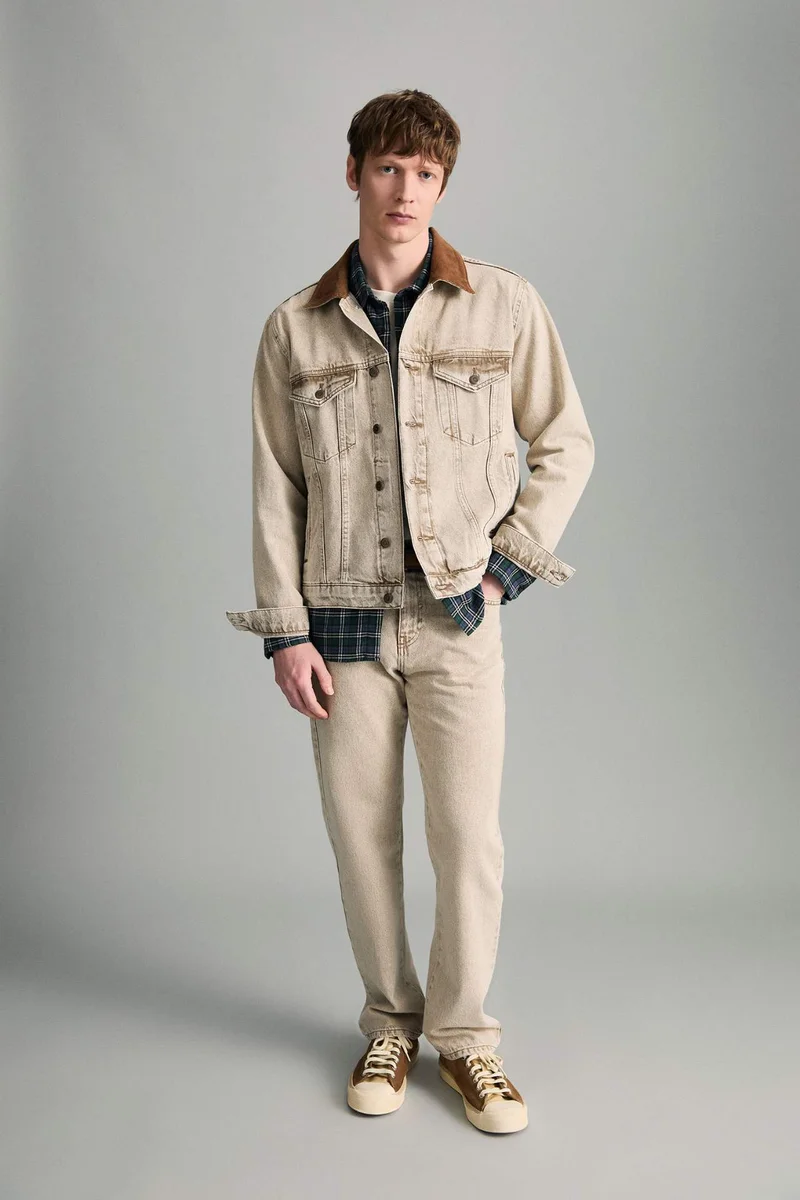 ديفاكتو Regular Fit Cotton Jacket
