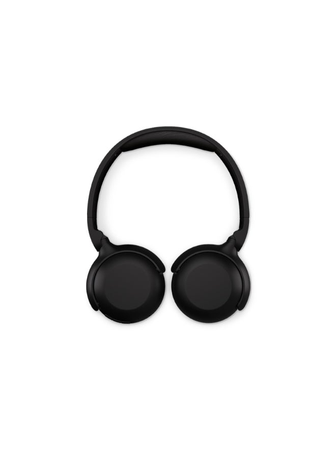 Philips TAH2209BK Wireless On-Ear Headphones – Foldable Lightweight Build, Deep Bass Performance Black - Image 5