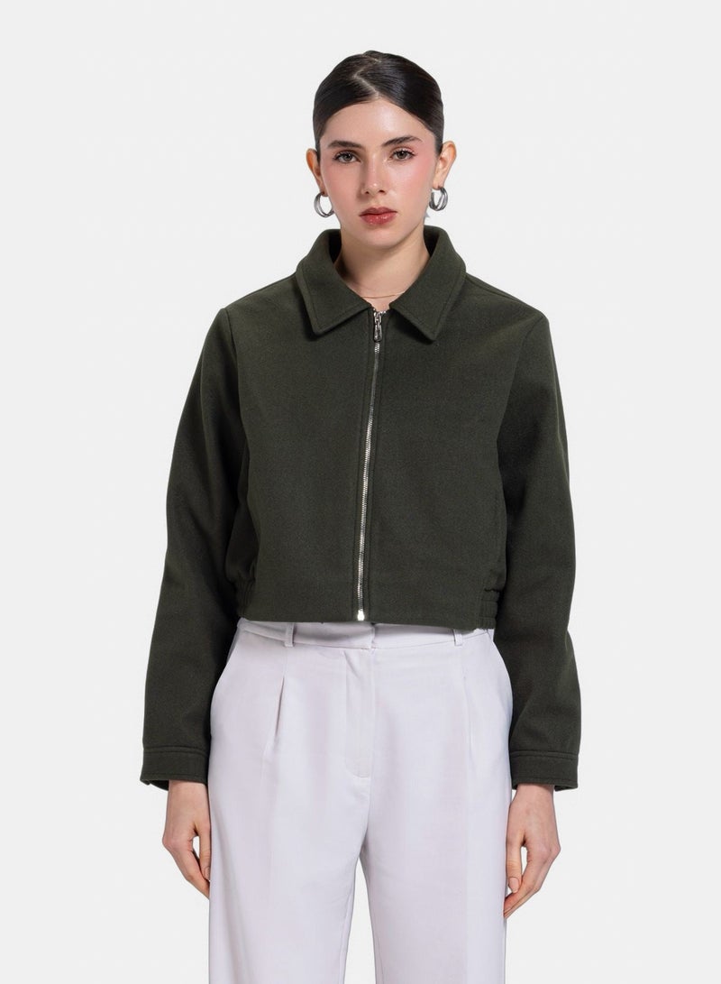 CTRL Wool Bomber Jacket - Image 1