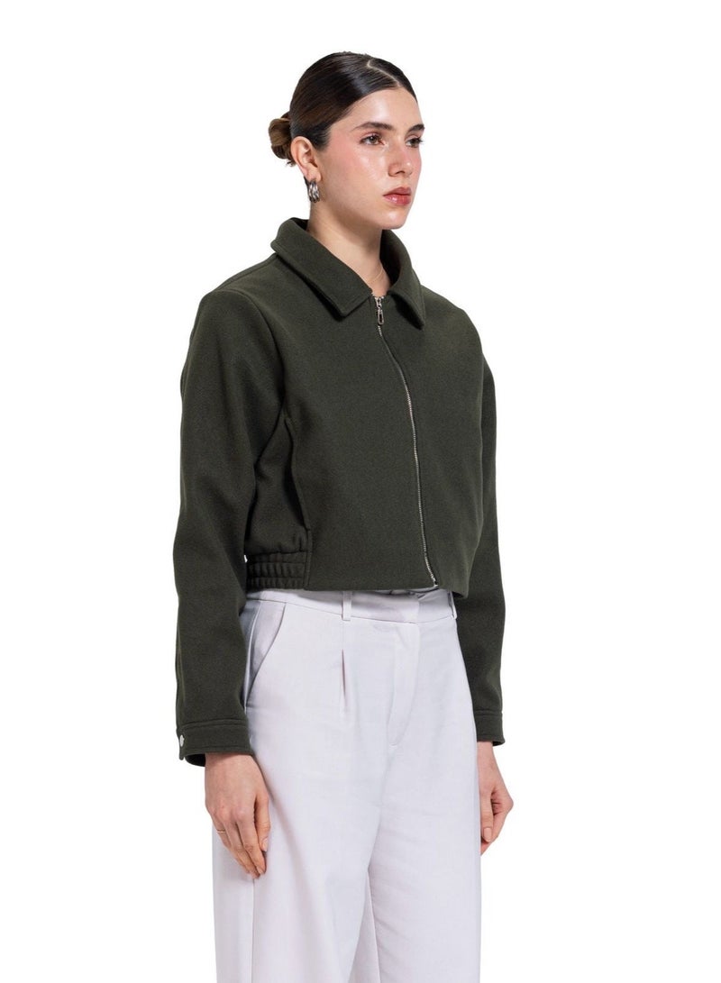 CTRL Wool Bomber Jacket - Image 2